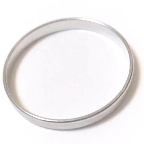 Vintage Monet Bangle Bracelet Silver Tone Signed Slip-on - Picture 4 of 8